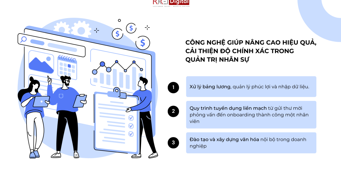 Nhân sự thời đại số giúp doanh nghiệp tối ưu quản lý nhân sự