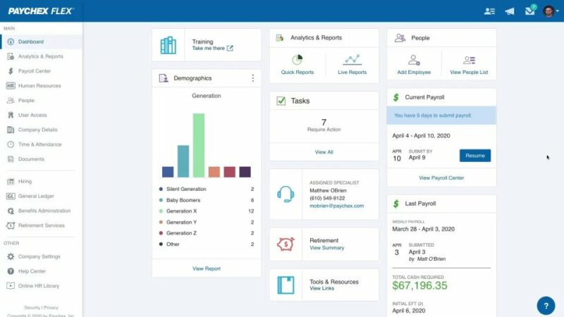 Phần mềm tính lương HRM tích hợp