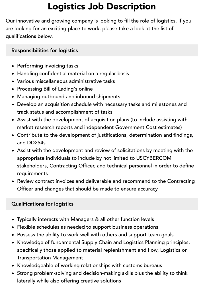 Nhân viên điều phối logistics