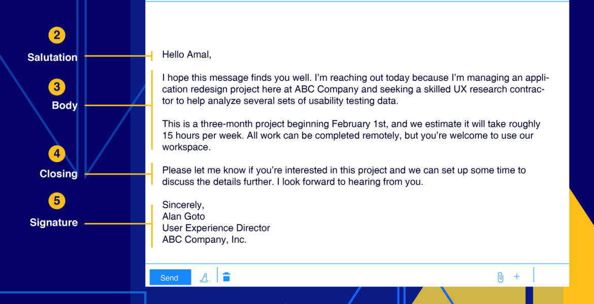 Professional Email Greeting